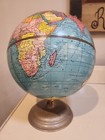 Vintage Cram   s Universal Terrestrial Globe 10 5 Inch No  105 Classic Blue