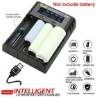 4 Slot Smart Intelligent Battery Charger For 18650 Aaa Aa 14500 16340 Li-ion