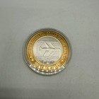  999 Silver Las Vegas Mccarran Airport Ten Dollar  10 Gaming Token Coin Strike