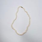 Vintage 18  Pearl Necklace Champagne Color 14k Yellow Gold Clasp