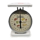 Vintage American Family Scale 25 Lbs White Metal Kitchen Food Scale With Box