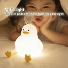 Cute Flower Duck Silicone Rechargeable Nursery Decor Bedroom Night Light