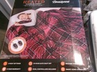 New King Size Heated Bed Blanket    Red black    835