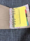 Pre-owned Kate Spade Planner Agenda Organizer 6 Hole Leather Black