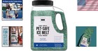 Non-clumping Pet Friendly Ice Melt Formula - 10 Lb Green Crystals For Easy Use