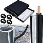 3 Layers Hvac Copper Pipe Insulation Cover Protector Wrap 72   X 10 2    