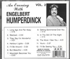 An Evening With Engelbert Humperdinck - Volume 2 - Vgc