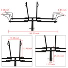 Mountain Bike Rack Hitch 2-bicycle Carrier Heavy Duty Mount Rack For Truck Suv