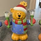2005 Avon Christmas 3 Bear Set-animated-musical   Lights