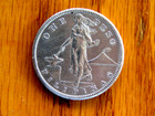 High Garde Au  Philippines  us  1908 S One Peso Silver Coin  B26