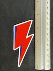 David Bowie Lightning Bolt 70s Glam Rock Band Sticker For Laptops Etc New 