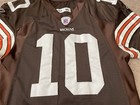 Rebook Cleveland Brown Game Issued Used Worn Jersey Nfl Qb Cut Size 50