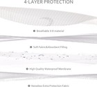 Waterproof Mattress Pad Cover For Pack N Play playard crib 3d Mesh Fitted Sheets