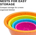 Confetti Nesting Mixing Bowls Set - 4-piece Colorful Kitchen Bowls 