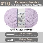 Chunky Yarn For Hand Knitting -  10 Chunky Chenille Yarn  Jumbo Big Thick Chu   