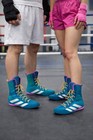 Adidas Box Hog 4 Boxing Shoes Pure Teal Pink Jr5382 Mens 8 Womens 9 Lightweight