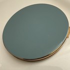 Vintage Elgin American Enamel Compact Blue Grape Vine Pattern