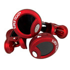 2x Snark Super Tight Clip-on Guitar Tuner Red Chromatic Bass Ukulele Lot Of 2