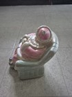 Vintage 1950 s Era Santa Claus Sitting Chalkware Coin Bank Christmas