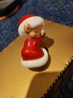 Lefton Santakins Ceramic Elf pixie Christmas Decoration Vtg Made In Japan Kitsch