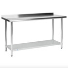 Commercial 24  X 60  Stainless Steel Work Prep Table With Backsplash Kitchen Nsf