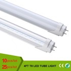 10 25pcs T8 G13 4ft 18w Milky Clear Lens 6500k Led Tube Lights Dual-end Lot Sale