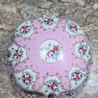 Antique Rk Richard Klemm Dresden Germany Porcelain Large 8    Lidded Powder dresse