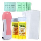 Roll On Waxing Kit Wax Warmer Heater Depilatory Hair Removal Roller Machine 40w