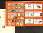 Korea Stamp Collection On 10 Scott International   Quad Pages   br 