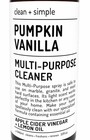 Clean   Simple Vinegar   Apple Cider Pumpkin Vanilla Multi Purpose Spray Cleaner