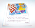 Vtg Personal Phonecard Phone Calling Card