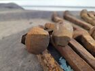 30 Vintage Railroad Spikes  6 1 2   Rusty High Carbon  Blacksmith  Weld  Knives