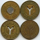 New York City Transit Authority Nyc Subway Good For One Fare Transit Token Lot 4