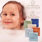 Mukin Cotton Towel For Baby  Soft Face Cloths  Newborn Absorbent Bath Wipes     