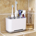 Detachable Toothbrush Stand Holder Toothpaste Stand Holder Bathroom Storage Box