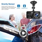 1080p Car Dual Lens Dash Cam 4  Dvr Recorder Front   Rear Camera Night Vision