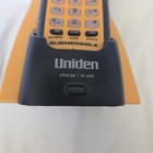 Uniden Submersible Cordless Phone With Phone Charging Base Yellow   Black