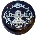 Antique 1876 Philadelphia Art Gallery Worlds Fair Exposition Overlay Button Stud