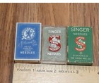 3 Boxes Of Vintage Sewing Machine Needles - Singer Schmetz - 134x1 16x248 82x3