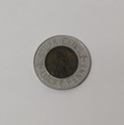 1937 Lincoln Cent Encased Stork Club Lucky Penny