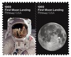 1969  First Moon Landing Sheet Of 24 Current Rate Forever Stamps Scott 5399-5400