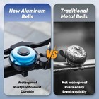 1pcs Bicycle Bike Bell Cycling Handlebar Horn Ring Alarm Safety Loud Ring Metal