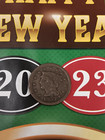 1853 Large Cent Braided Hair Very Nice Detail Chocolate Brown Color Tp-4666