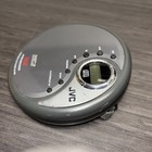Jvc Portable Cd Player Discman Xl-pm5h Hyper Bass Anti Shock Steel Silver Tested