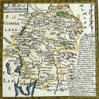 Westmorland Cumbria By Emanuel Bowen C1720 Genuine Antique Engraved Map