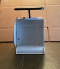 Vintage Hanson Model 2000 Kitchen Utility Scale 25lb  White Metal With Black Top