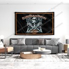 Harley Davidson 3x5 Ft Flag New Skull Garage Banner Wrench Usa Free Shipping