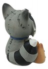 Ebros Furrybones Bandit The Raccoon Voodoo Stitched Skeleton Figurine 3 h