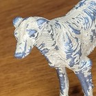 Vintage Hubley Cast Iron Metal Borzoi Russian Wolf Hound Dog Miniature