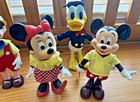 Vintage Mickey Mouse   Minnie 8  Dakin Doll Figures W Tags Donald Duck Pinocchio